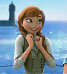 My excitement rivals that of Princess Anna!
